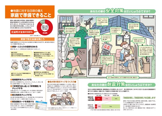 [画像]地震に対する日頃の備え家庭で準備できること